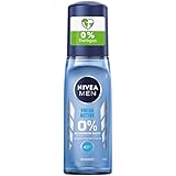 NIVEA MEN Fresh Active Deo Zerstäuber, Deodorant mit einzigartiger INFINIFRESH Formel und Meeresextrakten, Deo ohne Aluminium (ACH) für 48h effektiven Deo-Schutz (75 ml)