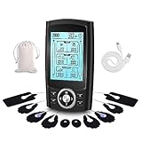 Anykuu TENS EMS Gerät 3-in-1 Reizstromgerät Elektrostimulationsgerät mit 2 Kanäle 10 Stücke Elektroden Pads 36 Massagemodi Reizstromgerät zur Schmerzlinderung, Muskelstimulation, Massage