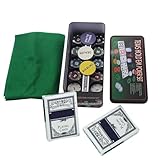 Pokerchips, Poker-Set, Anti-Rutsch-Multifunktions- -Spiel für Nacht Craps Partys Reisezubehör Zuhause