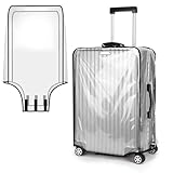 WhizNook Koffer Schutzhülle Transparent 30 Zoll, Kofferhülle Kofferschutzhülle, Kofferhülle PVC, Wasserdicht, Staubdicht und Kratzfest, Gepäckabdeckung, für Hause Geschäftsreisen Reisen