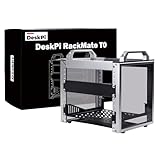GeeekPi 4U Netzwerkschrank, 10-Zoll-Rack für Netzwerk-, Server-, Audio- und Videoausrüstung, DeskPi RackMate T0 Rackmount