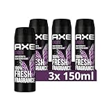 Axe Bodyspray Excite Deo ohne Aluminium sorgt 48 Stunden lang für effektiven Schutz vor Körpergeruch 3x 150 ml