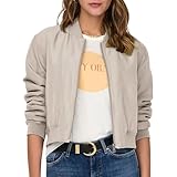 ONLY Damen ONLALMA Bomber OTW NOOS Jacke, Pumice Stone, M