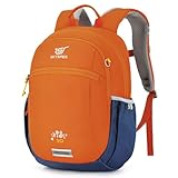 SKYSPER Kinderrucksack 10L Wanderrucksack mit Brustgurt Jungen & Mädchen, komfortabler Tagesrucksack Reiserucksack Kinder