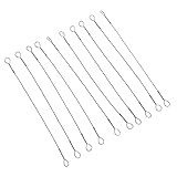 Zerodis 10 -pcs Drahtsägen -Klingen Hohe Kohlenstoffstahl Kopiersägenklingen für Weiche Metalle Hölzer Kunststoff mit 150 Mm Länge Mini Rahmen Set Schneidzubehör