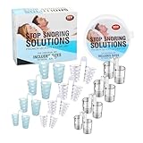 MYMULIKE Nasenerweiterung, Nasendehner zur Verringerung des Schnarchens, Anti-Schnarch-Lösung, verbessert den Luftstrom, 3 Nasendilatatoren in verschiedenen