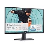 Dell SE2722HX 27 Zoll Full HD (1920x1080) Monitor, 75Hz, VA, 4ms, AMD FreeSync, HDMI, VGA, 3 Jahre Garantie, Schwarz