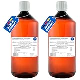 HERRLAN® Wasserstoffperoxid 3% stabilisiert – 2 x 1 Liter - FOOD GRADE H₂O₂ Lösung für Wasserpflege & Hygiene - BAuA N-77383 - Made in Germany – MHD 12 Monate