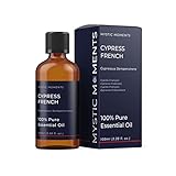 Mystic Moments | Zypresse Französisch ätherisches Öl 100ml - reines und natürliches Öl für Diffusoren, Aromatherapie und Massage -Mischungen veganer GVO -frei