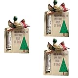 BLASHRD Niedliche Spardose-Ornamente, Weihnachts-Spardose-Geschenke, Geeignet für Kinder, Weihnachtsbaum-Geschenkanhänger C