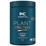 Kinetica Pflanzenprotein 1kg, vegan, 23g Protein pro Portion, 33 Portionen (Vanille)