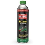 BALLISTOL 23070 Balsin Schaft-Öl rotbraun 500ml Flasche - Holzschutz gegen Regen, Nässe, Fäulnis und Schimmel