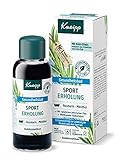 Kneipp Gesundheitsbad Sport Erholung - Badeöl mit natürlichem ätherischem Rosmarinöl & Menthol sowie ätherischen Ölen aus Eukalyptus & Kampher - entspannend & lockernd - mit Kühl-Effekt - 100ml