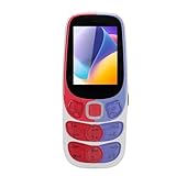 Annadue Senior Handy mit Triple SIM, 2,4 Zoll Big Taste, 2G GSM Flip Telefon für ältere Menschen, Handy mit Taschenlampe und FM Radio, 3000mah (White)