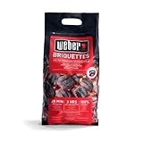 Weber Grill-Briketts (4kg Sack), für lange und konstante...