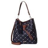 Lazarotti Palermo Beuteltasche Damen | Handtasche mit Umhängeriemen & Henkel | große Schultertasche 27 cm