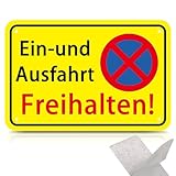 Einfahrt Ausfahrt Freihalten Schilder Metall Aluminium,...