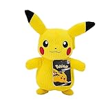 Pokémon PKW2389 - 20 cm Select Plüsch - Cord Pikachu, offizielles Pokémon Plüsch