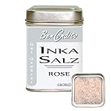 BenCondito I Inka Salz Rose (Sonnensalz ) - Rosa Salzflocken aus den Peruanisches Anden 160 gr. Dose