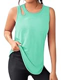 Gyabnw Tank Top Damen Sport Tanktop Fitness Ärmellos Sportshirt Gym Yoga Sommer Sportoberteil