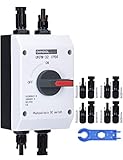 DIHOOL DC Trennschalter Leistungsschalter IP65 Wasserdicht 32a 1200V PV Combiner Box For Solaranlage Solarmodul Anlage Solarmodule