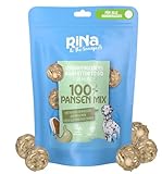 Pansen Mix Hundesnacks 110 g – Gefriergetrocknete Hundeleckerli aus Fleisch, Pansen, Blättermagen & Kalbsknorpel – Proteinreich, natürlich & ohne Zusätze – Für Barf & Training – von RiNa Snacks Hunde