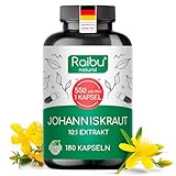 Johanniskraut Kapseln Hochdosiert - 5500 mg Johanniskraut...