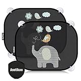 Asstikoo Auto Sonnenschutz Baby mit UV Schutz, 45x35.5cm...