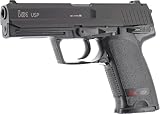 Heckler & Koch Airsoft Pistole USP, Federdruck Waffe mit 0,5 Joule, inkl. 100 x 6 mm BB Soft-Air Kugeln