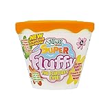 SLIMY Super Fluffy 100g Orange Spielmasse im Becher - der flaumigste Original Slimy Slime, lustig duftende Schleim Knete für Kinder