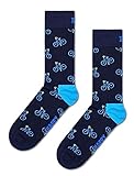 Happy Socks Bike Sock Fahrrad Socke 41-46, Dunkelblau