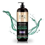 Argan deluxe ADLX Saloncare Haarwachstums-Shampoo für Frauen - Friseur-Qualität - bei Haarausfall & Volumen - Sante, Morie, Lavendel & Arganöl Shampoo - 1L