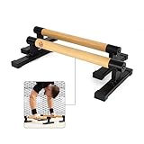 Müller & Blum Premium low Parallettes Holz, nachhaltige & rutschfeste Liegestützgriffe, ideal für Liegestütze & Handstand, Push Up Bar für In- und Outdoor, Calisthenics Equipment