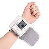 Handgelenk Blutdruckmessgerät, LCD Digital Handgelenk Blutdruckmessgerät Automatisches Herzfrequenz Pulsmessgerät Handgelenk Manschette Bp Monitore Maschinen, für Die Häusliche Alten-Und Krankenpflege