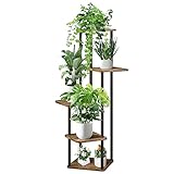 VASZOLA 5-Tier Hölzern Blumenregal Pflanzenregal,...