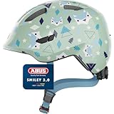 ABUS Kinderhelm Smiley 3.0 - Fahrradhelm mit tiefer...