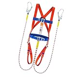 Klettergurt für Herren, Klettergurt, Sicherheitsgurt für Arbeiten in der Höhe, ergonomische Dachwerkzeuge mit Schnellverschluss, wetterfest, Arboristenausrüstung