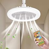 Shengruili Ventilator lampe,Deckenventilator mit LED Licht...