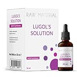 Raw Material Lugols Jodlösung 2% – 30 ml -Jod tropfen –iyot- iyod- lugolsche lösung-Hasan Hüsnü Eren – Laborqualität, Braunglas