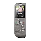 Gigaset CL660HX - DECT-Mobilteil mit Ladeschale – hochwertiges Schnurloses Telefon für Router und DECT-Basis – Fritzbox-kompatibel – brillante Audioqualität, Anthrazit-metallic