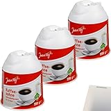 usy Bundle für Jeden Tag Kaffeesahne 12% Kännchen ohne Gentechnik 3er Pack (3x200g Kännchen) + usy Block