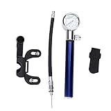 Mini-Fahrradpumpe, Mini-Fahrradpumpe, tragbare leichte Fahrradreifenpumpe, schnelles Reifenaufpumpen, für Mountain Road BikeBallPump(Blau) (Blau)