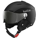 bollé - BACKLINE VISOR Black Silver Matte - Silver Gun M 56-58cm, Skihelm, Medium, Unisex Erwachsene