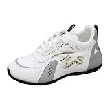 Xbemkste Sportschuhe Damen, Wanderschuhe, leichte Slip-On-Laufschuhe für Damen Sneaker leicht (Grey, 37.5)