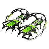 Tentock Steigeisen Klettern crampons Manganstahl Spikes...