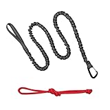 FrgKbTm Fahrrad-Abschleppseil, Gurtband, Mountainbike, Eltern-Kind-Zug, reflektierende Traktion, tragbar, für den Außenbereich, MTB, elastisches Fahrrad für Erwachsene, Kinder, Kinder (schwarz)