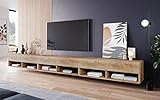 Piaski Lowboard A TV Board 300 cm ohne LED Beleuchtung braun