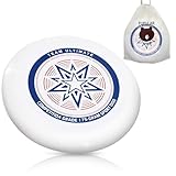 175g Outdoor-Wettkampf-Frisbee, Ultimate Frisbee, drehbares Profi-Frisbee, Bio-Ultimate-Frisbee für Outdoor-Funsport, geeignet für Gelegenheitsspieler und Profis (Aufbewahrungstasche) [Abschnitt C]
