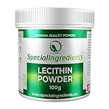 LECITHIN-PULVER 100g HÖCHSTER QUALITÄT GVO-FREI (DEUTSCHE...