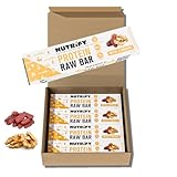 NUTRIFY Protein Raw Bar Dattel Walnuss – 12er Pack, 45g Riegel, Vegan, High Protein, Glutenfrei, Ohne Zusatz von Zucker, Natürlicher Energie-Snack, Ideal für Fitness & Sport